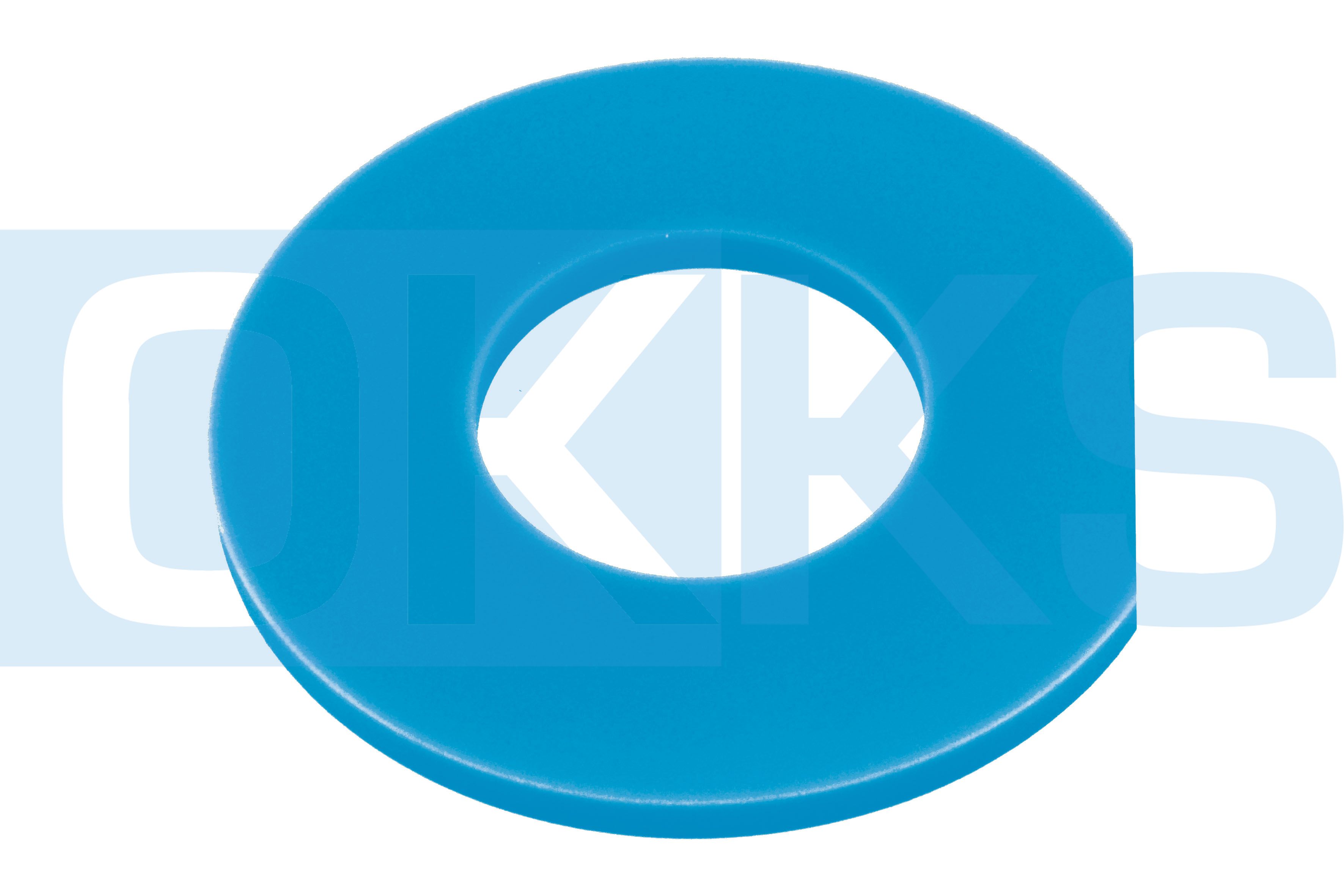 FRONT AXLE SPACER 5,00 MM BLUE